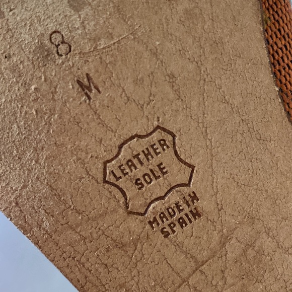 Vintage Leather Soul Flats 8 - Picture 6 of 8